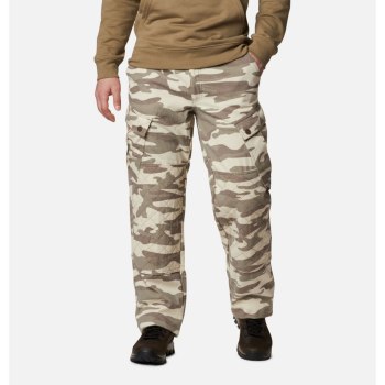 Columbia Muške Hlače - Gallatin Bijele Maskirne | VXNR-48621